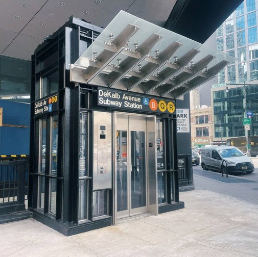Forte Construction Corp. Successfully Completes Three Elevator Replacements at Dekalb Station 
