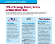 Specification Section: 2026 AEC Technology, Products, Services and Design Software Guide