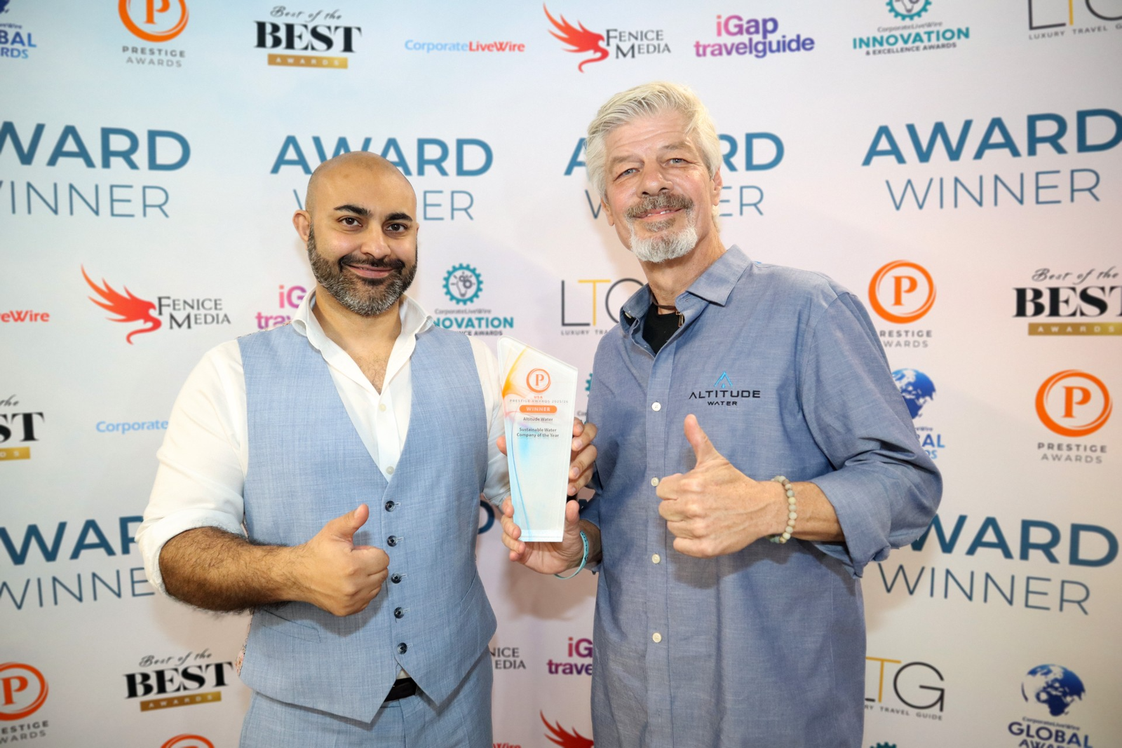 Altitude Water Founder & CEO Jeff Szur Honored During Prestige Awards for Sustainability Innovation