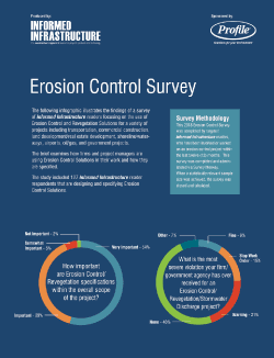 Erosion Control Survey