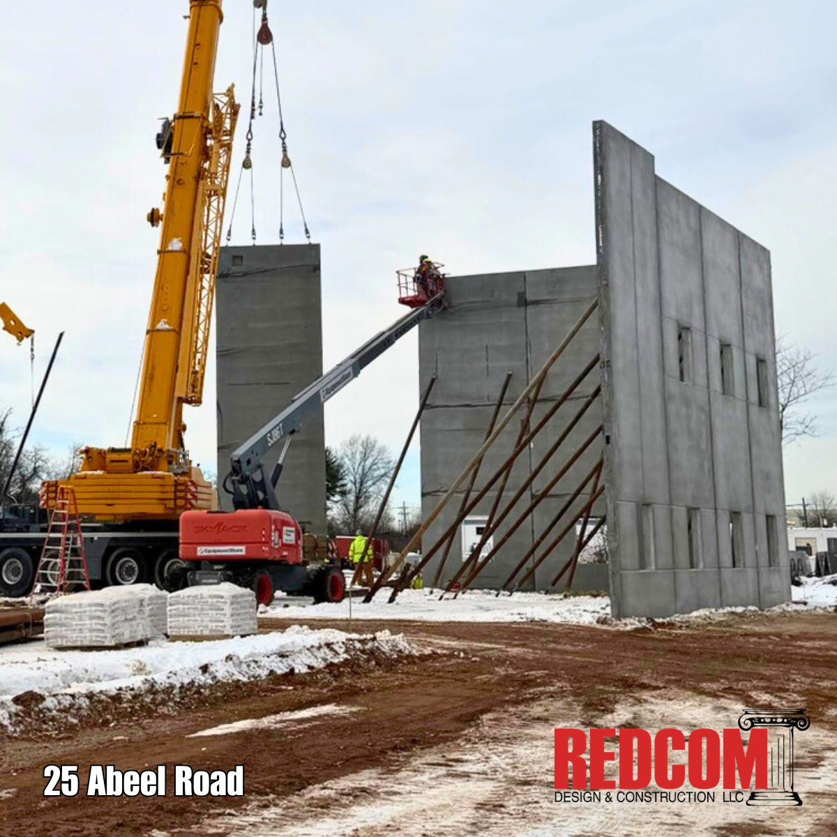 REDCOM Announces Construction Progress For New Industrial Warehouse During Extreme Winter Weather