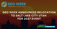 Geo Week Relocates to Salt Lake City for 2027 