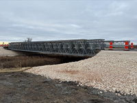 Acrow’s Temporary Detour Bridge Installed on Manitoba Highway 3 Outside Winnipeg