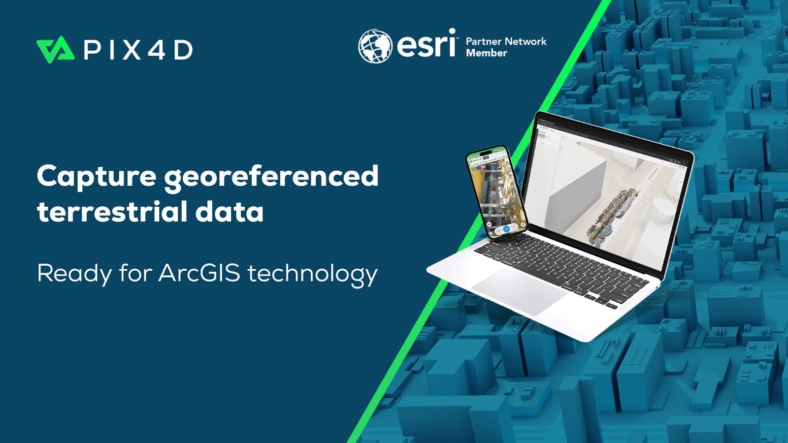 Esri and Pix4D Launch Real-Time Terrestrial Mapping Workflow