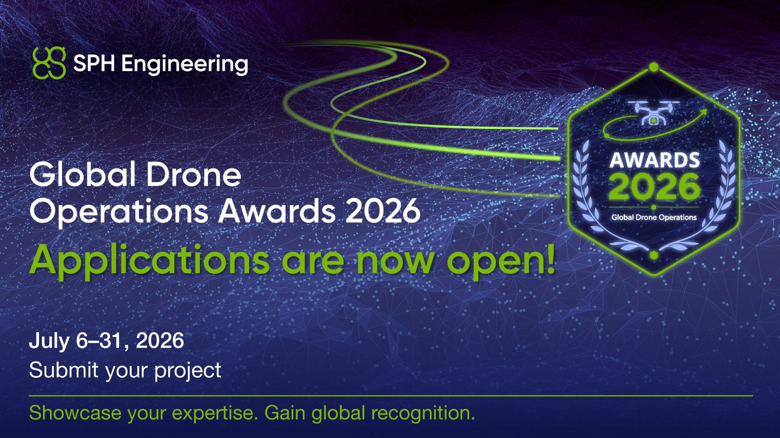 SPH Engineering Opens Applications for the 1st 2026 Global Drone Operations Awards